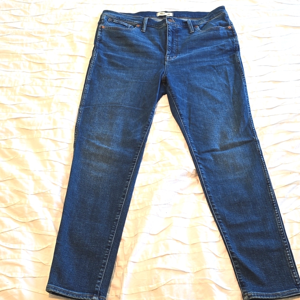 Madewell 10' high-rise size 32 skinny jeans